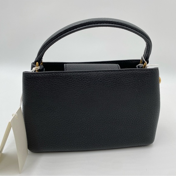 Tory Burch Britten Micro Satchel 145357 Moose - Picture 9 of 12